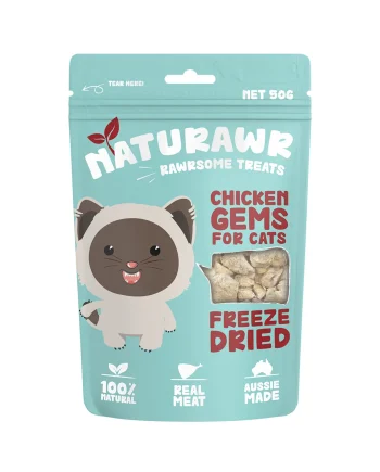 Naturawr Chicken Gems Freeze Dried Cat Treat - 50G
