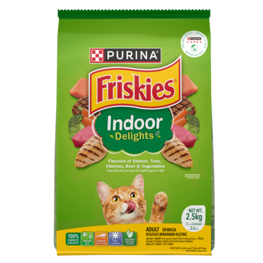 FRISKIES® Adult Indoor Delights Dry Cat Food - 1KG